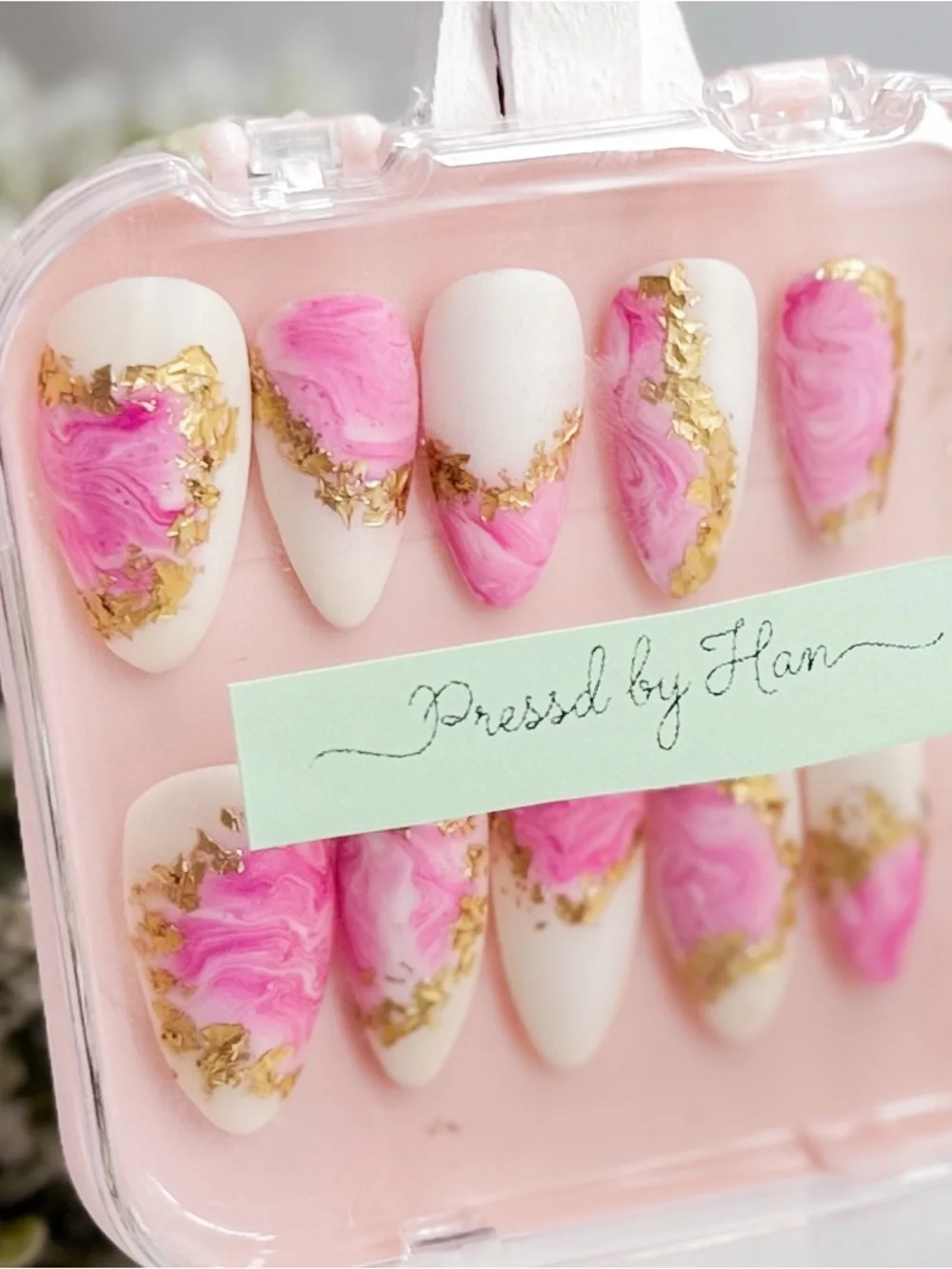 Press'd by Han - homemade builder gel press ons